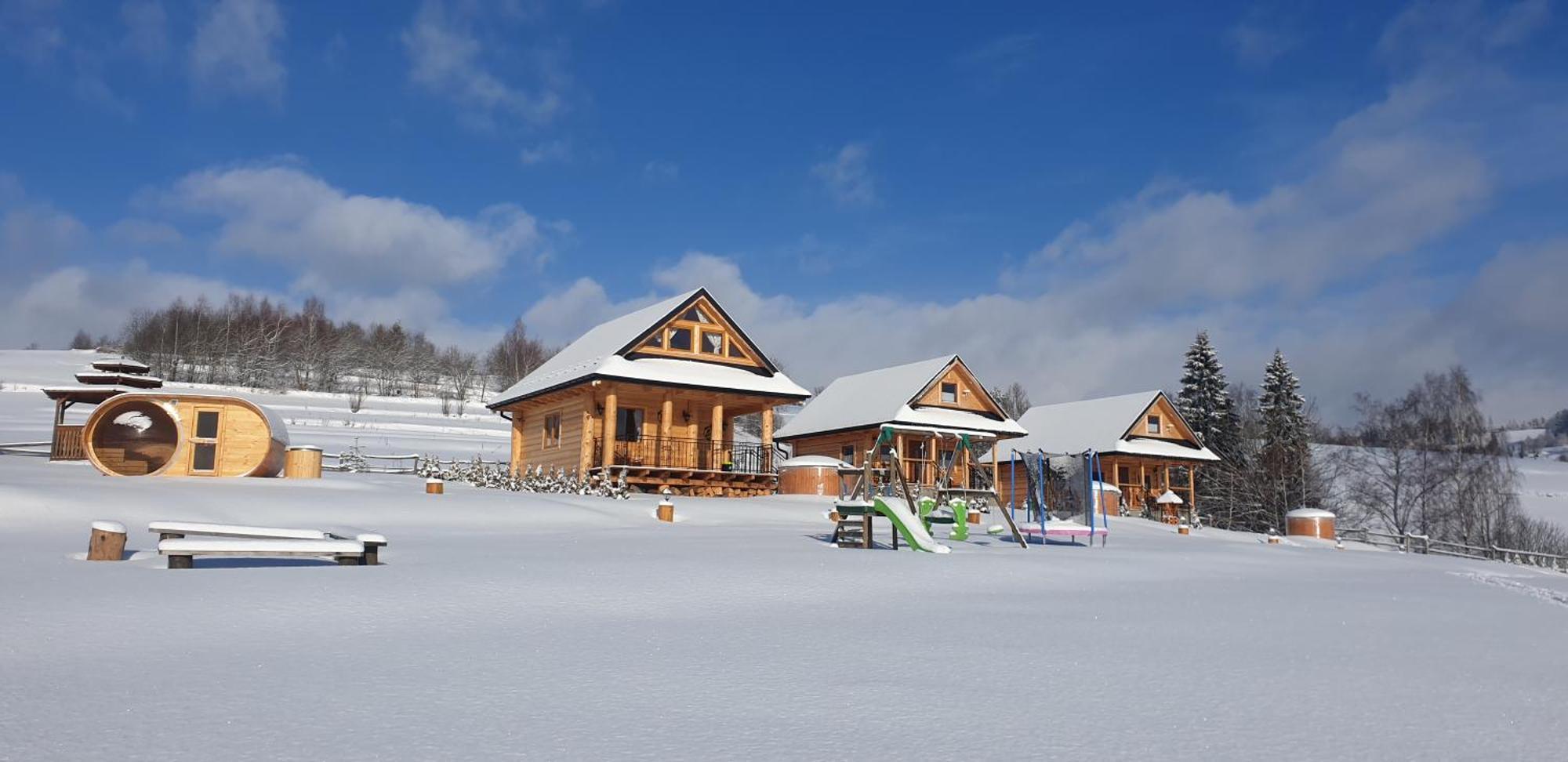 Domki Gorce Klikuszowa- Sauna, Jacuzzi Exterior foto