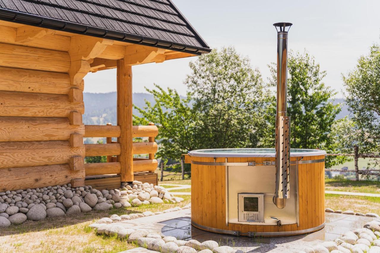 Domki Gorce Klikuszowa- Sauna, Jacuzzi Exterior foto