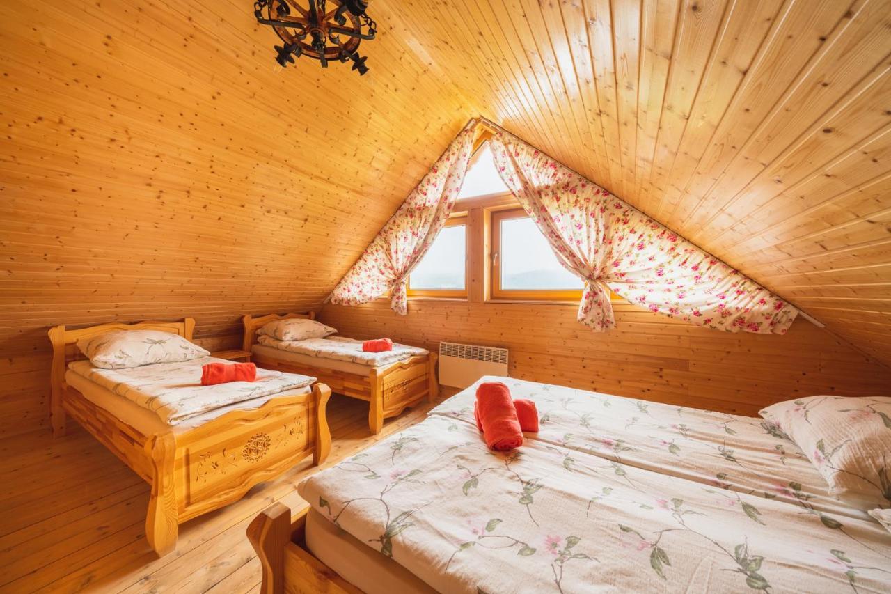 Domki Gorce Klikuszowa Sauna Jacuzzi Exterior foto
