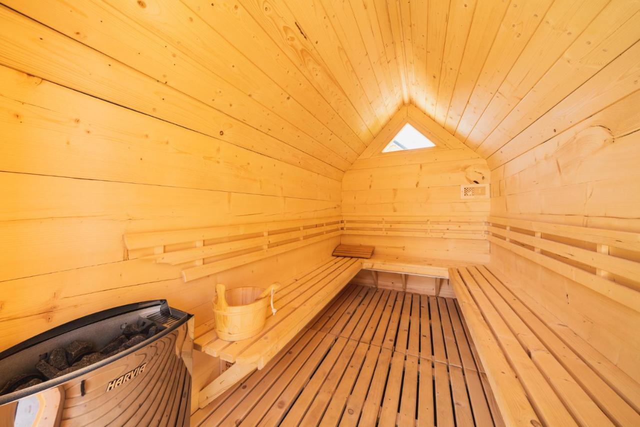 Domki Gorce Klikuszowa Sauna Jacuzzi Exterior foto