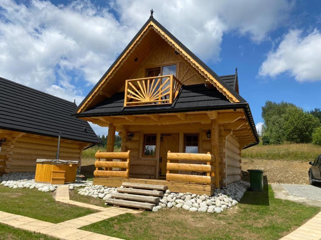 Domki Gorce Klikuszowa Sauna Jacuzzi Exterior foto