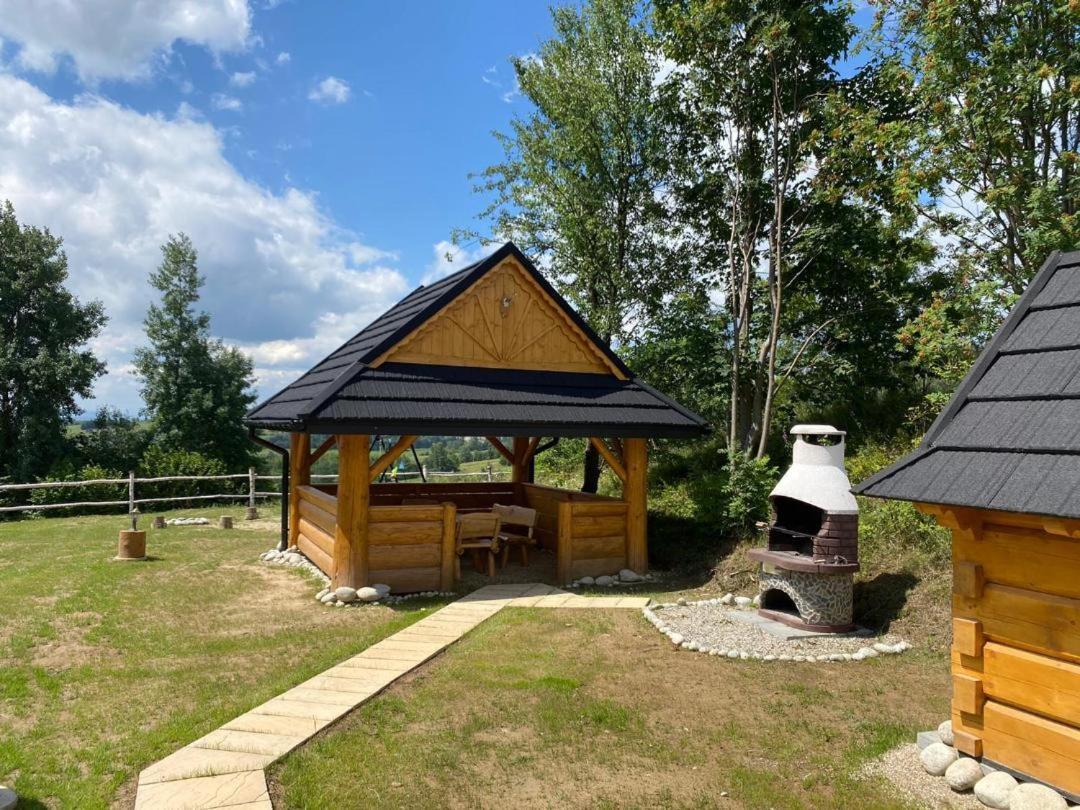 Domki Gorce Klikuszowa- Sauna, Jacuzzi Exterior foto